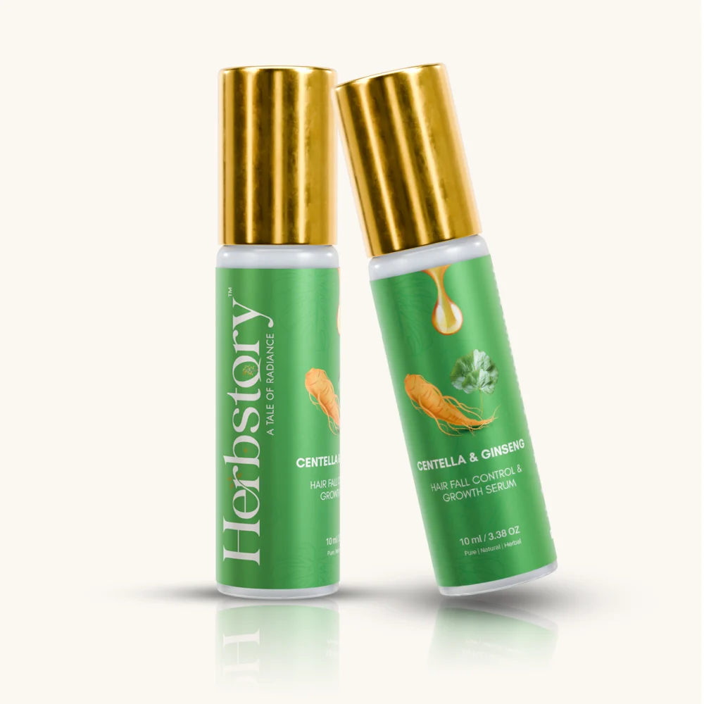 Herbstory Centella & Ginseng Hair Fall Control & Hair Growth Serum - Image 7