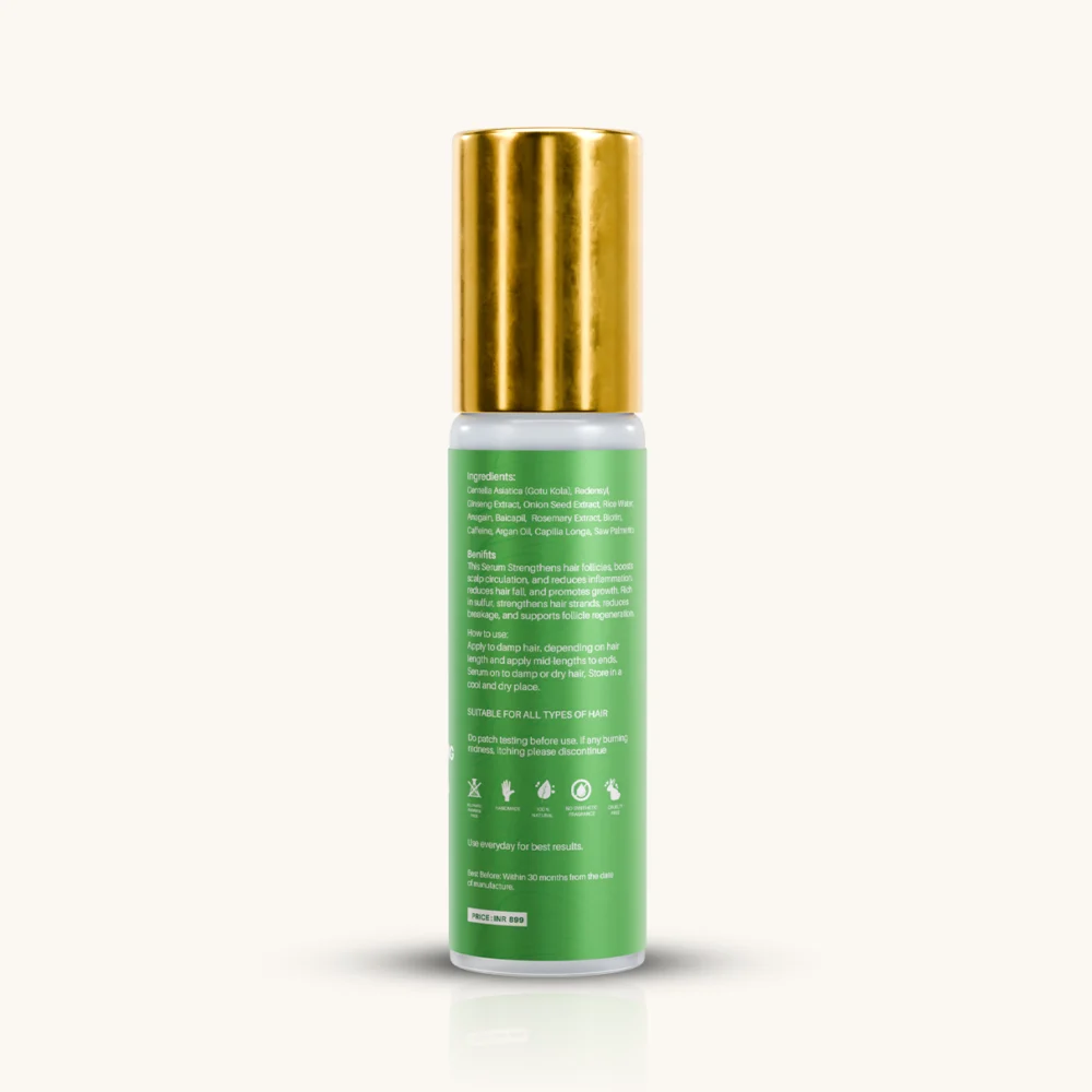 Herbstory Centella & Ginseng Hair Fall Control & Hair Growth Serum - Image 10