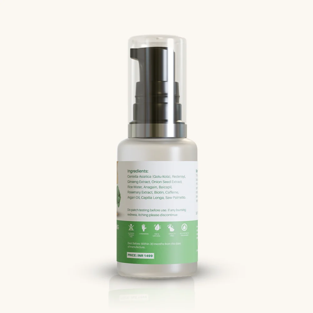 Herbstory Centella & Ginseng Hair Fall Control & Hair Growth Serum - Image 6