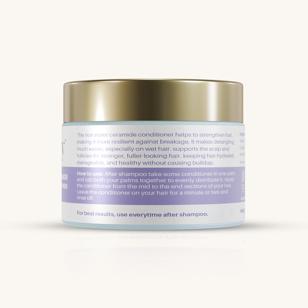 Herbstory Rice & Ceramide Hair Conditioner - Image 5