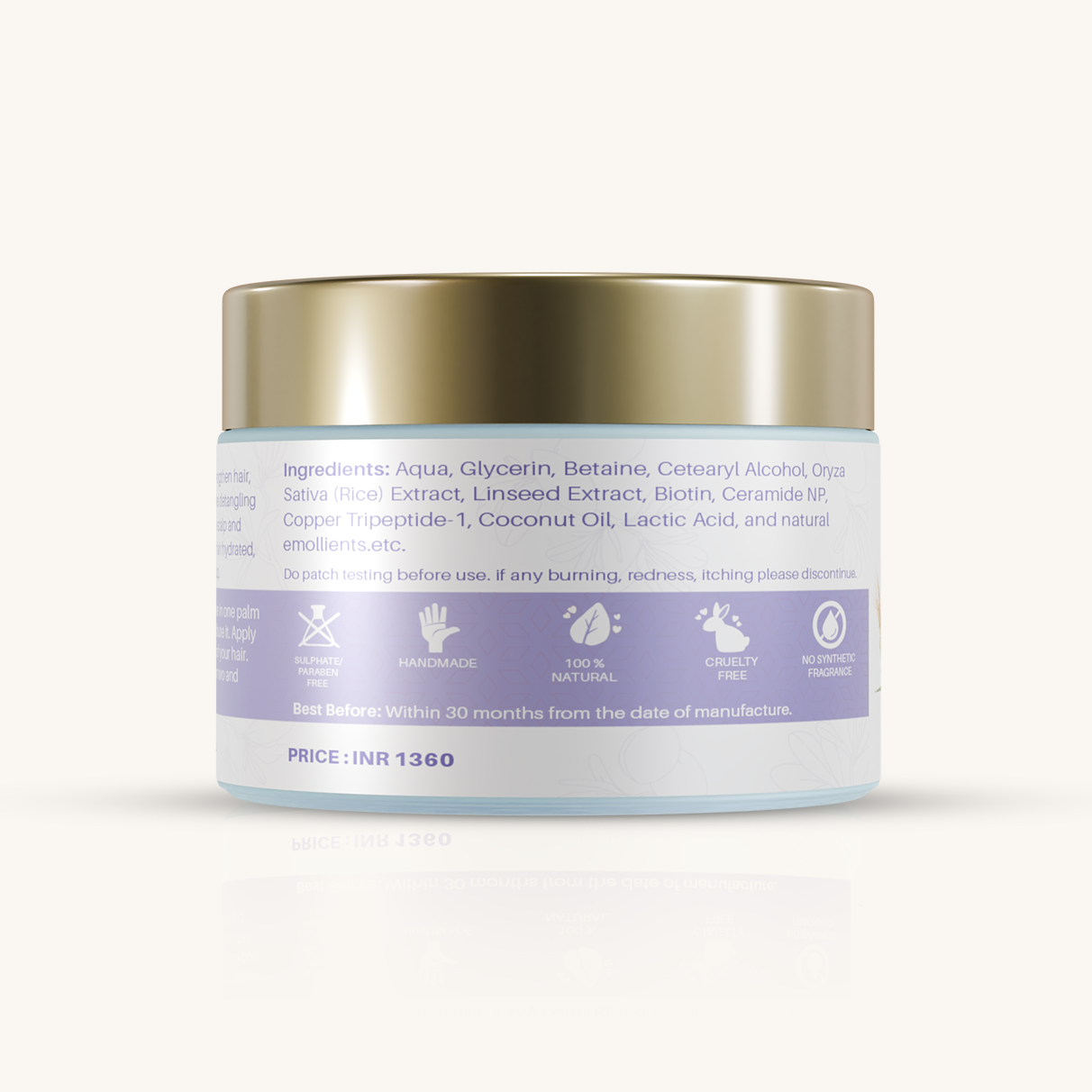 Herbstory Rice & Ceramide Hair Conditioner - Image 6